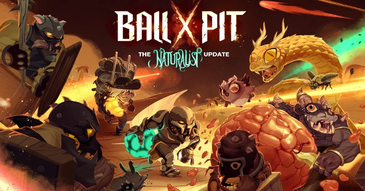 『BALL x PIT』最後の大型無料アップデート「THE NATURALIST UPDATE」8月6日配信