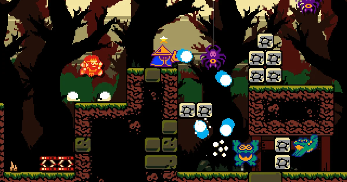 2D協力ローグライクACT『Dark Scrolls』が配信開始。9人のヒーローから選んでファンタジー世界を冒険