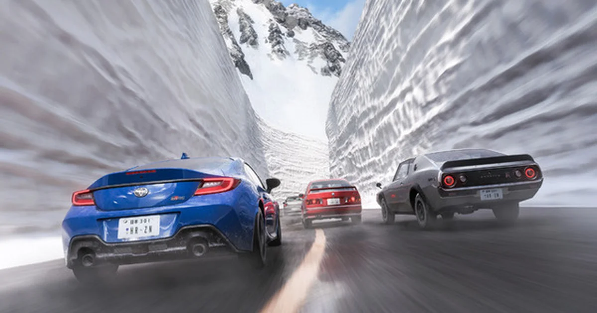 『Forza Horizon 6』の“雪の大谷”モチーフエリアを富山テレビ局が紹介、地元関係者も「実際より迫力がある」と評価