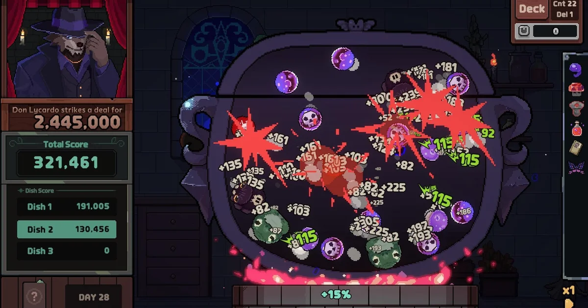 物理演算ローグライク『キニーと名状しがたいおでん屋』配信開始。Steamで「非常に好評」を獲得