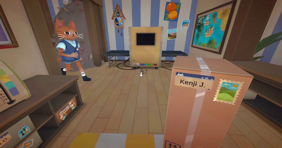 『にゃんこ郵便局』Steamで配信開始。最大4人協力プレイに対応した荷物仕分けシミュレーション