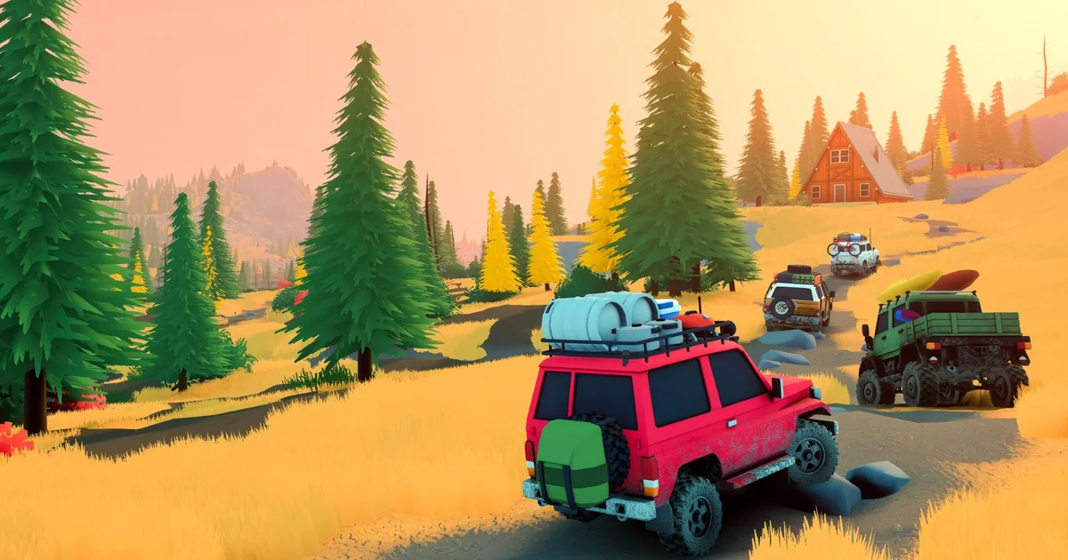 オフロード車で荒野を巡る『over the hill』体験版が配信開始、最大4人協力プレイに対応