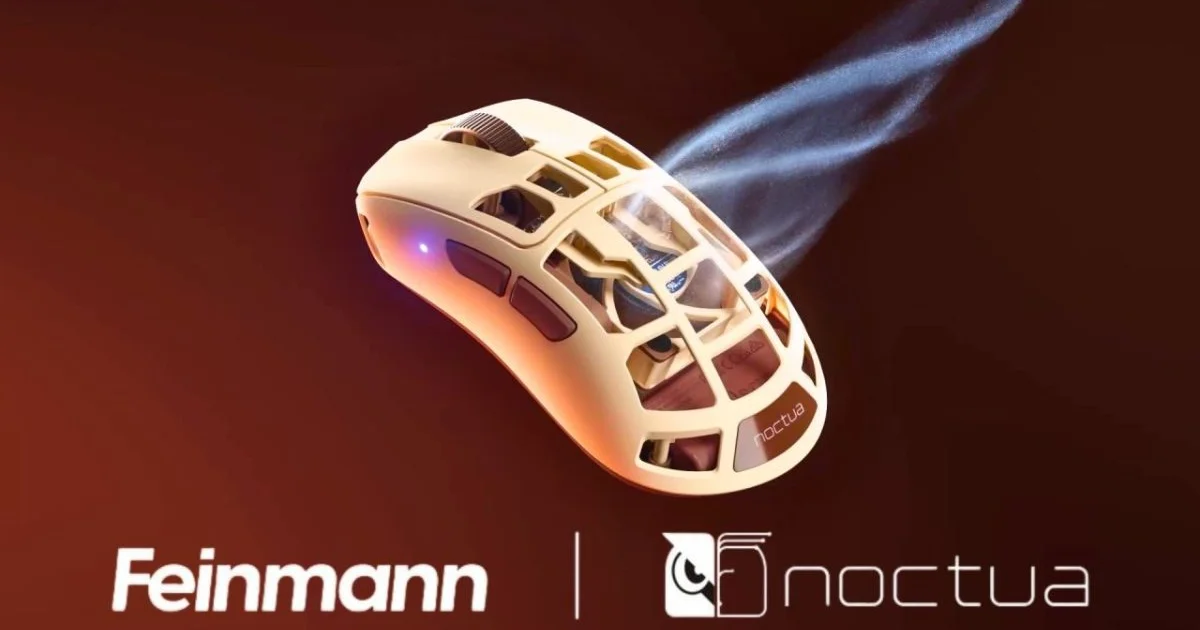 Pulsar×Noctuaコラボマウス『Feinmann F01 Noctua Edition』最終スペック公開